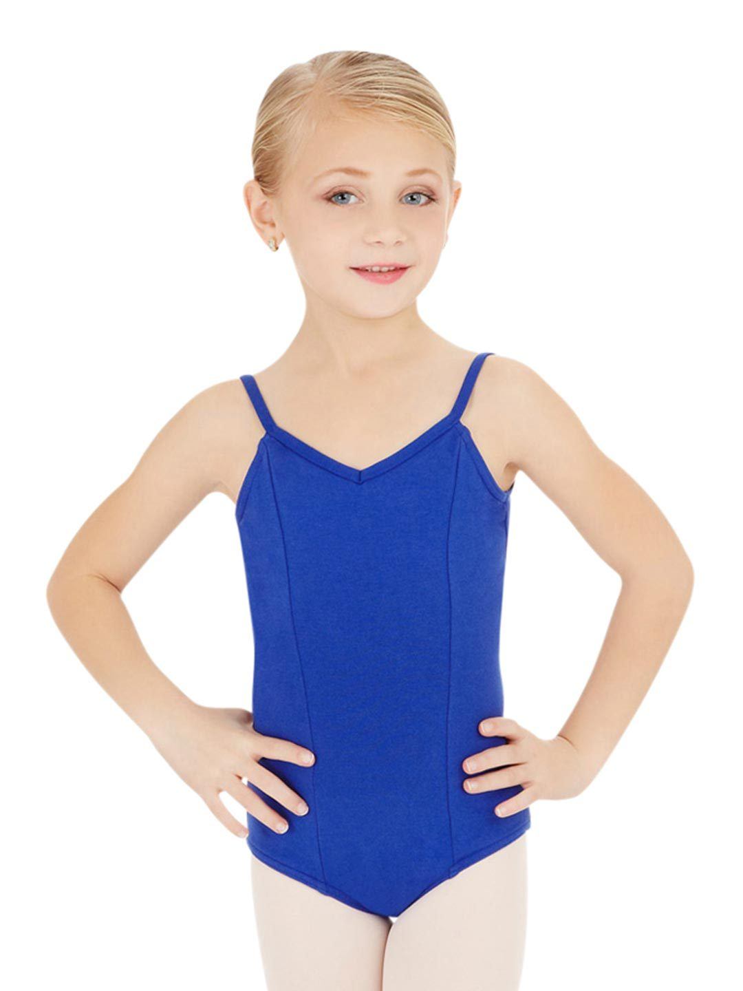 Capezio Princess Camisole Leotard - Girls - Blue - Front - Style:CC101C