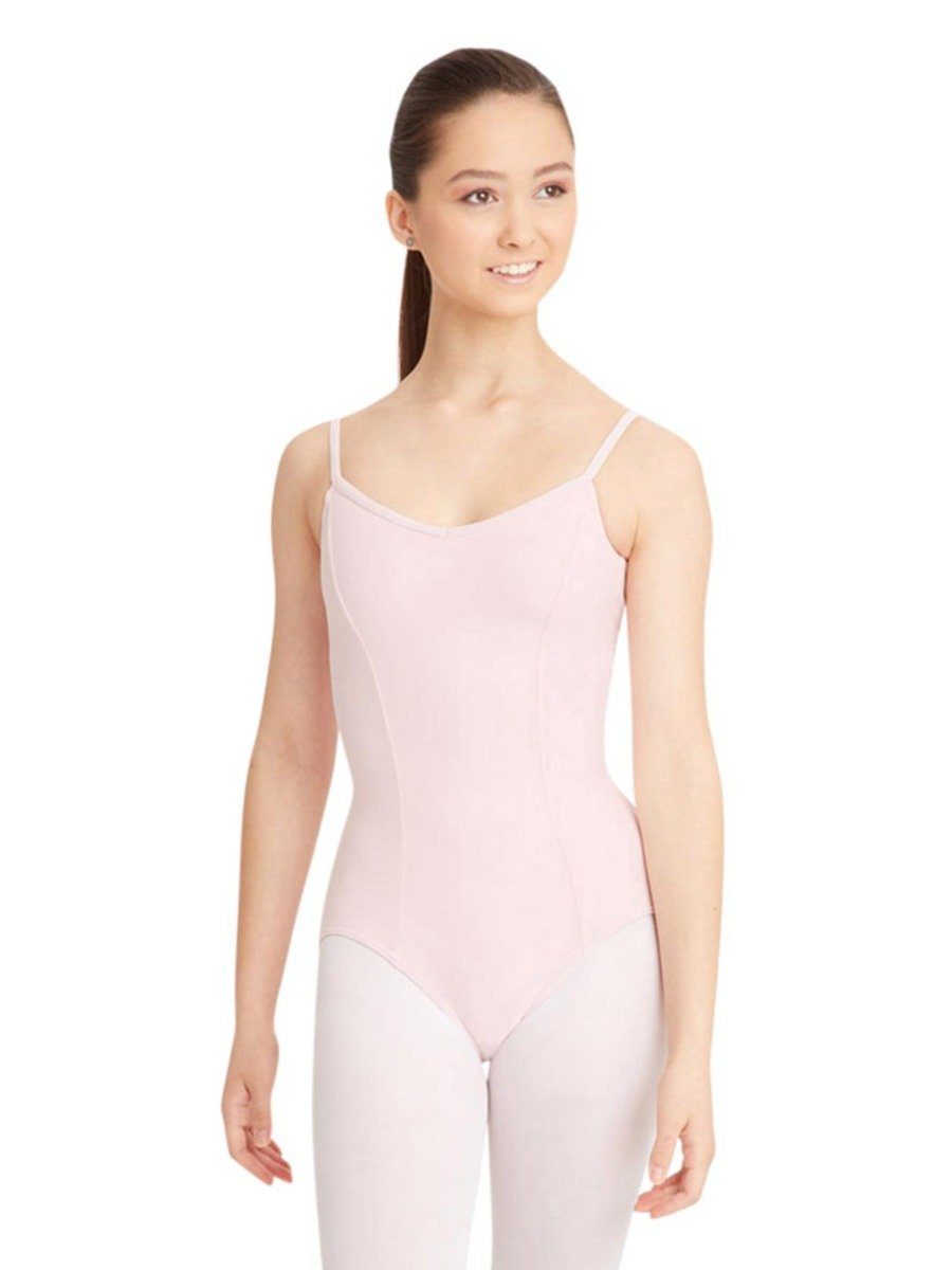 Capezio Princess Camisole Leotard - Pink - Front - Style:CC101