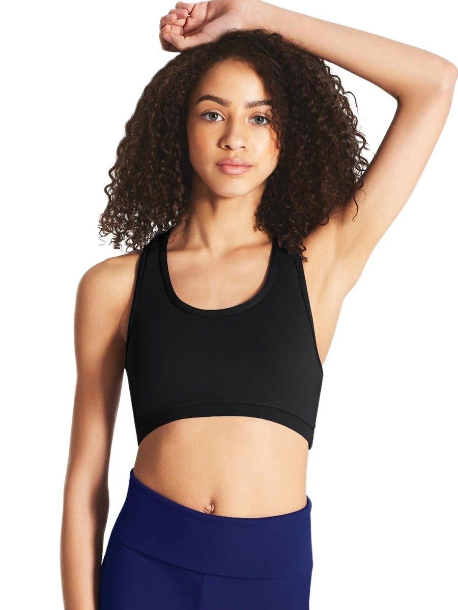 Capezio Racerback Bra Top - Black - Style:TB239W