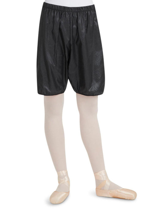 Capezio Rip Stop Shorts - Black - Front - Style:10110