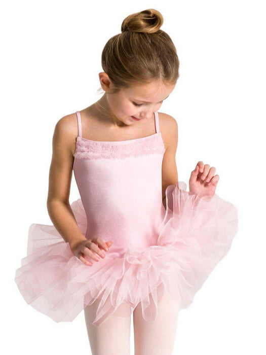 Capezio Ruffle Yoke Tutu Dress - Girls - Pink - Style:11307C