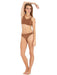 Capezio Seamless Low Rise Thong - Brown - Front - Style:3678