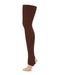 Capezio Self Knit Waist Stirrup Tight - Java - Front - Style:1961