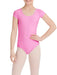 Capezio Short Sleeve Leotard - Pink - Style:CC400