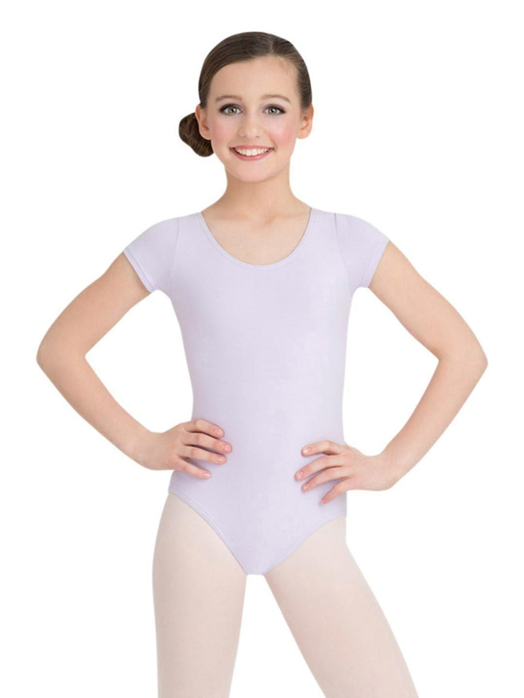 Capezio Girl's Short Sleeve Leotard | Style: CC400C — DanceWear Corner