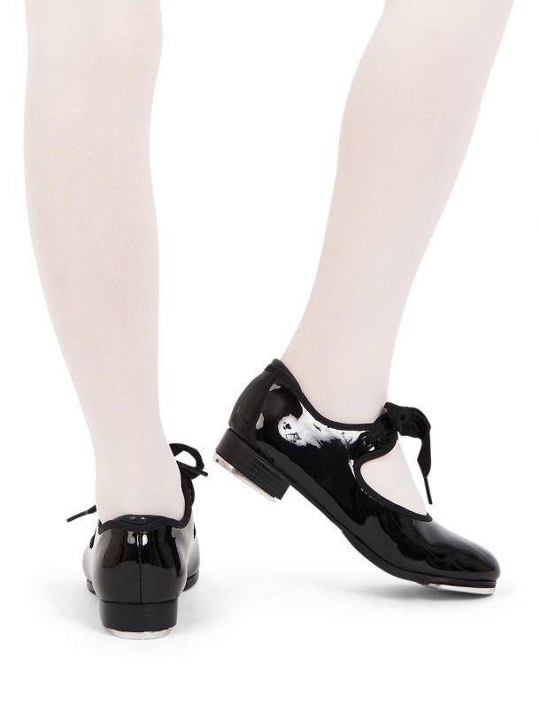 Capezio Child Shuffle Tap Shoe Black Patent