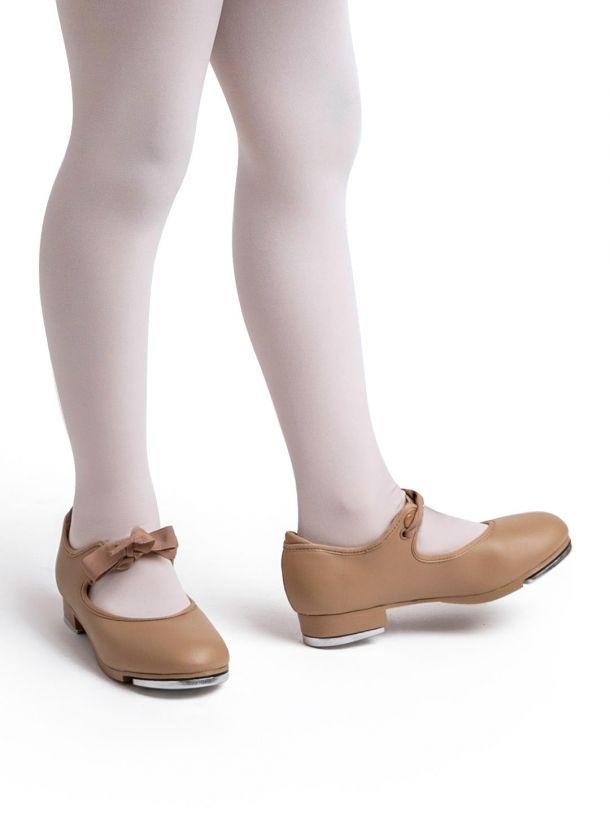 Capezio Child Shuffle Tap Shoe Caramel