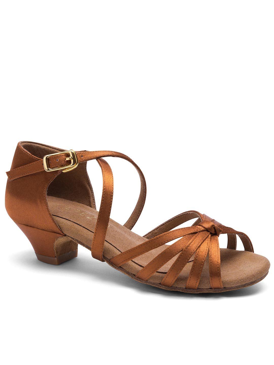 Capezio Silvia 1.5" Ballroom Shoe - Brown - Style:BR4001W