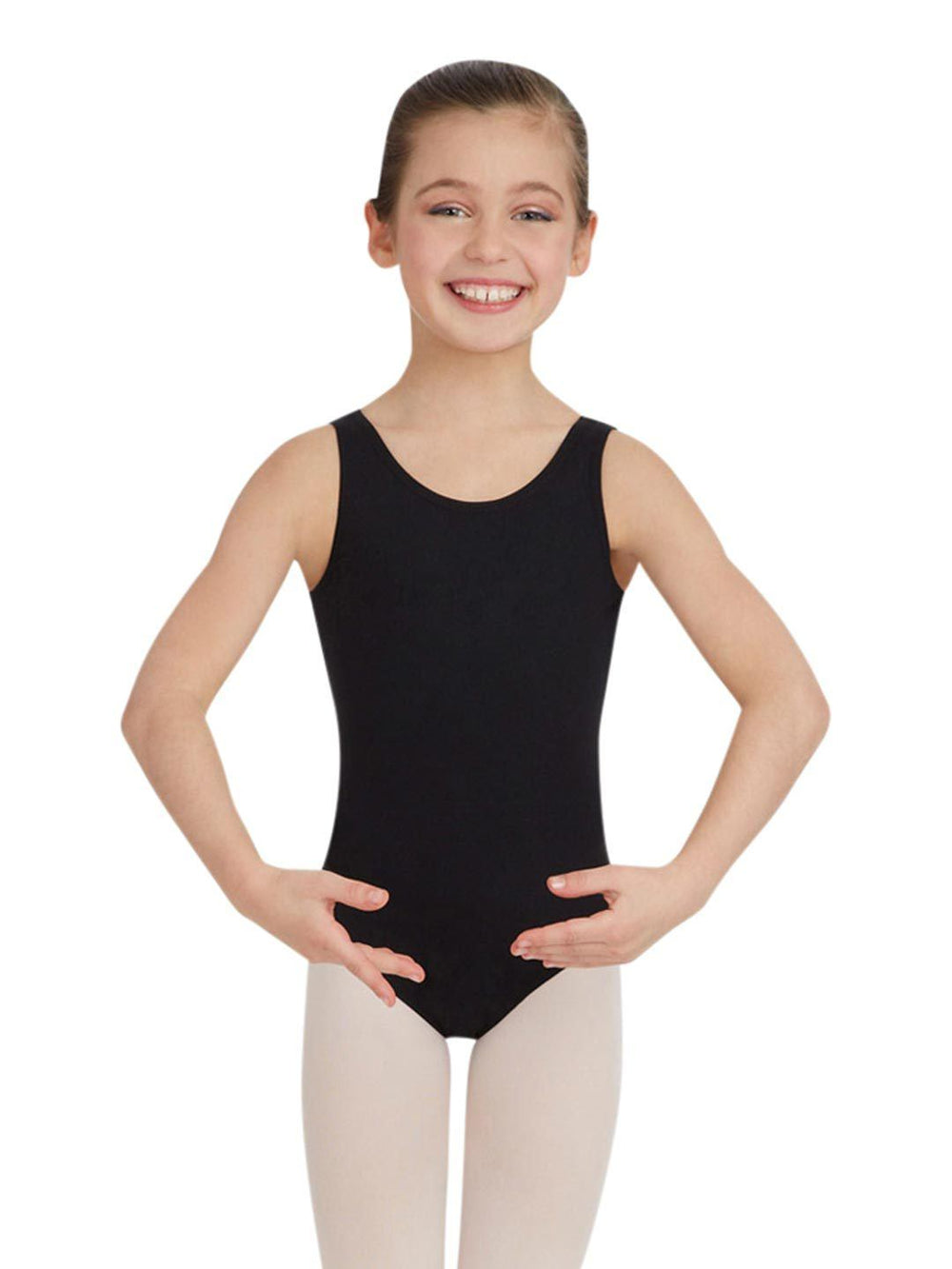 Capezio Tank Leotard - Girls - Black - Front - Style:TB142C