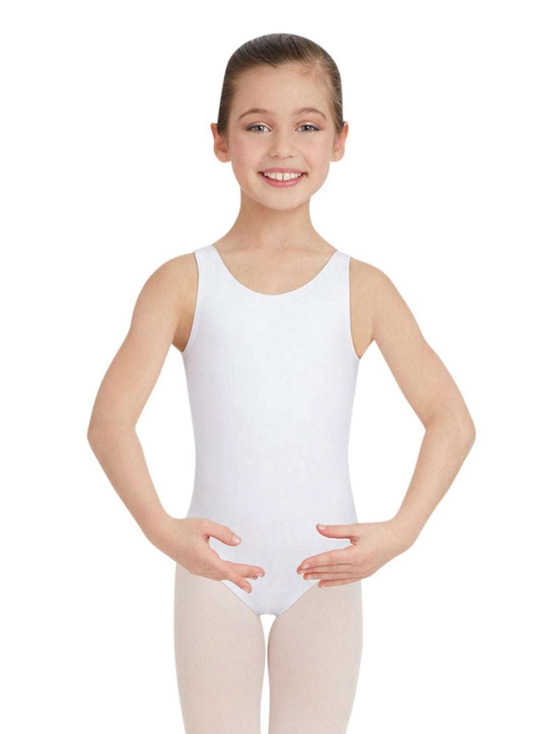 Body A Canotta Capezio Tank Leotard Per Bambine E Ragazze – Morbido, Foderato, Colori Balletto, Nylon Ed Elastan