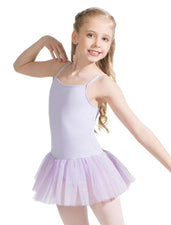Capezio Abito Tutù Per Bambina – Vestito Da Ballerina Con Gonna Lucida, Scollo Dritto, Fodera Frontale, Ideale Per Danza E Spettacoli