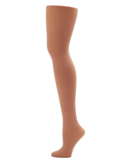 Capezio Ultra Soft Footed Tight - Girls - Tan - Front - Style:1915C