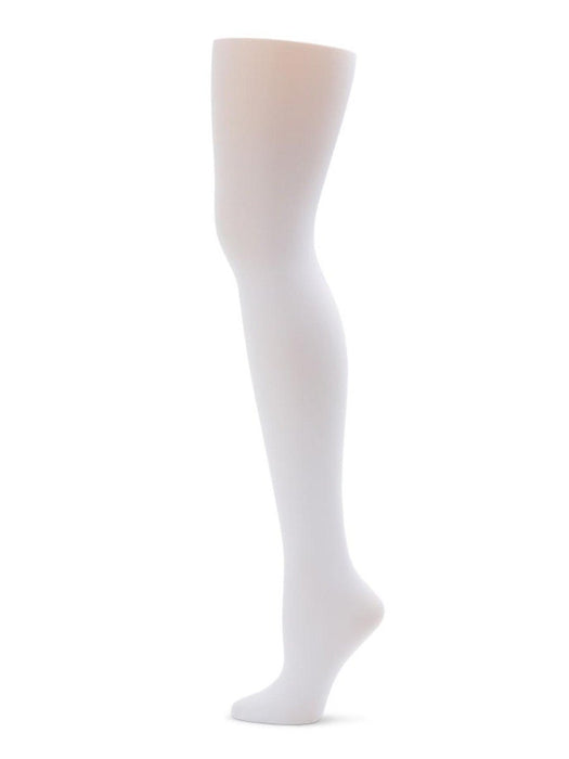 Capezio Ultra Soft Footed Tight - Girls - White - Front - Style:1915C