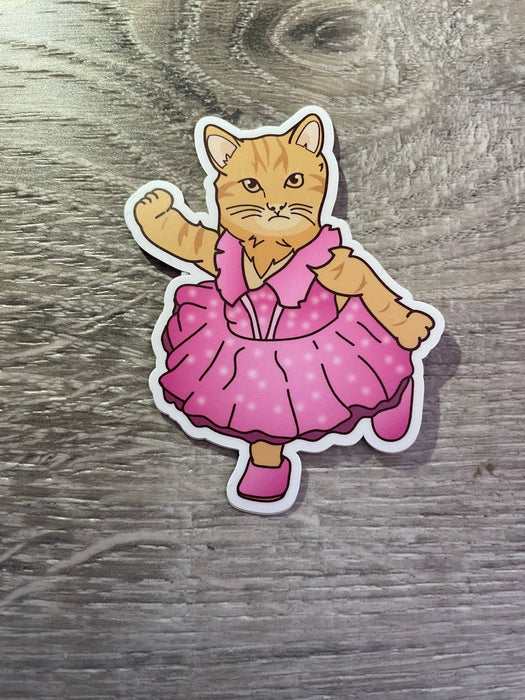 It's All About The Cattitude Dance Sticker