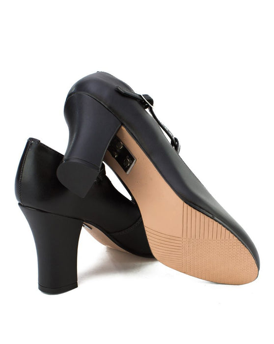 So Danca CH110 3" Heel Leather Sole Tstrap Character Shoe