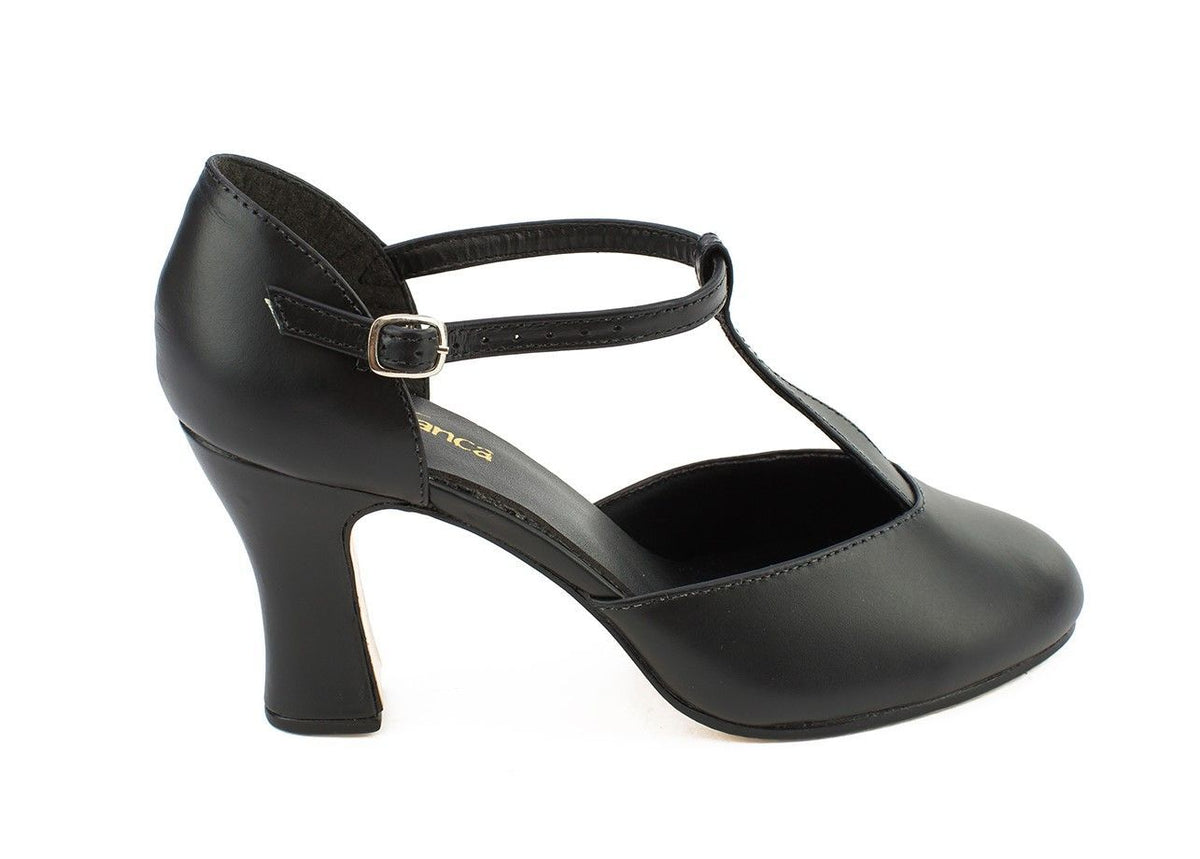 So Danca CH54 2 Leather T-Strap Character Shoe - Adult