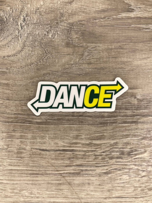 Dance Vinyl Sticker