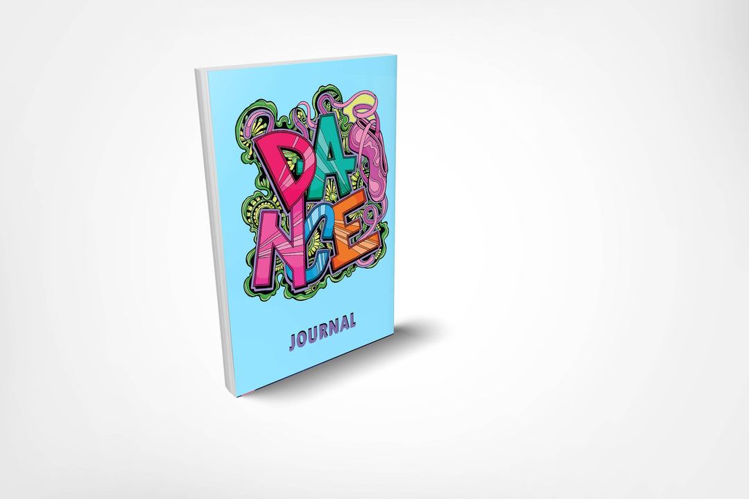 Graffiti DANCE Journal  w/ Bullet Journal Pages