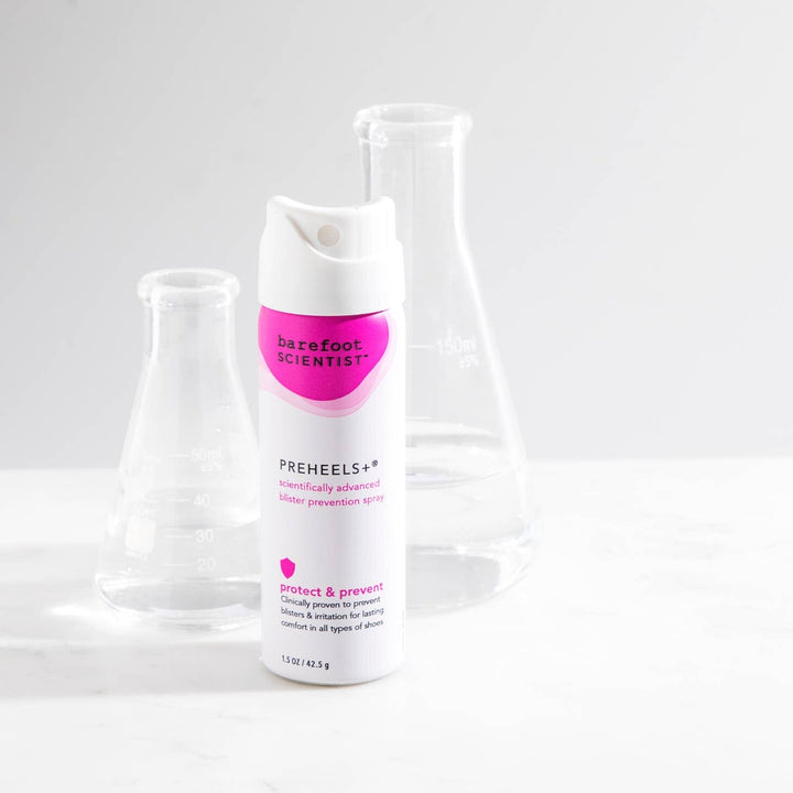 PreHeels+ blister prevention spray