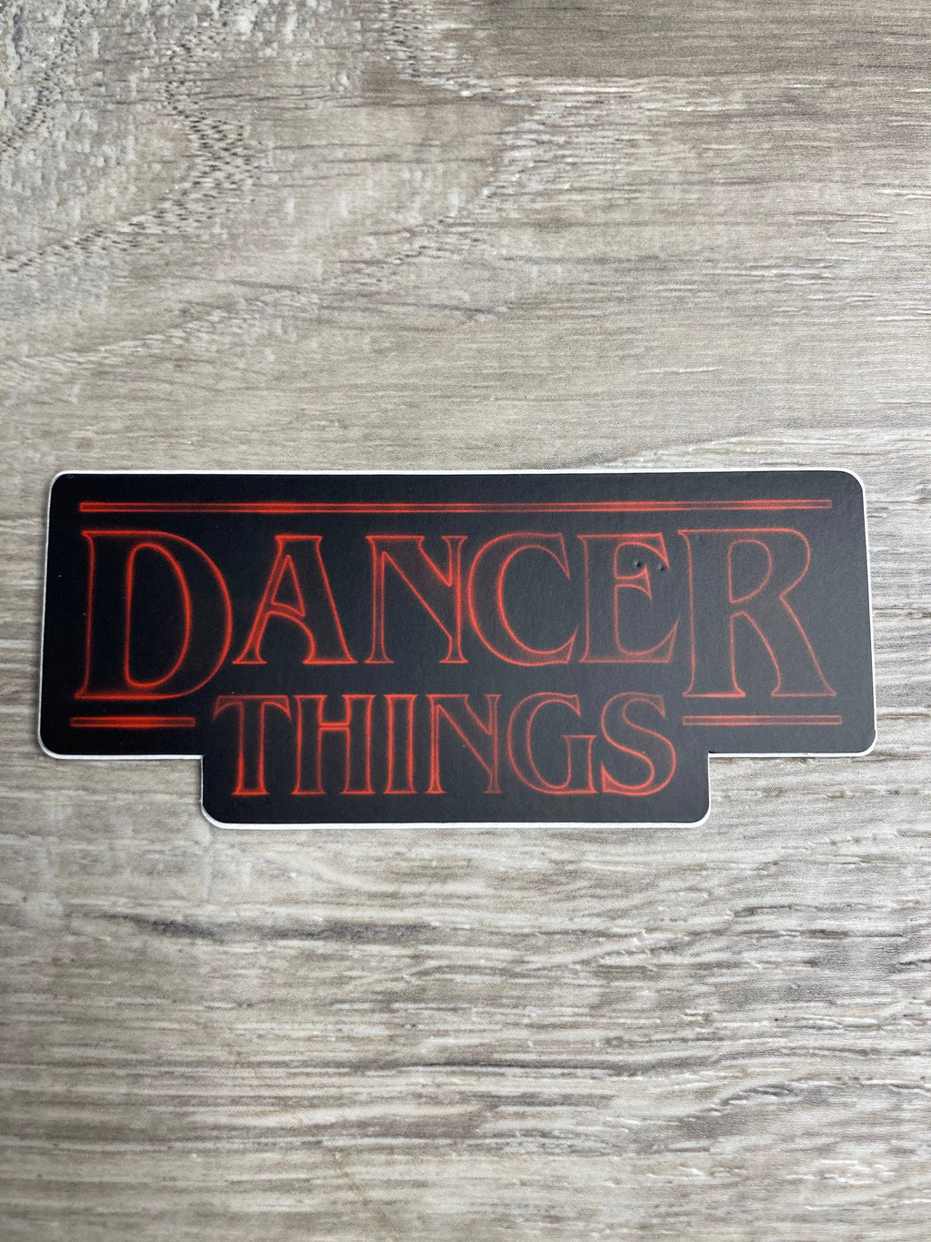 Dancer Things Dance Vinyl Sticker