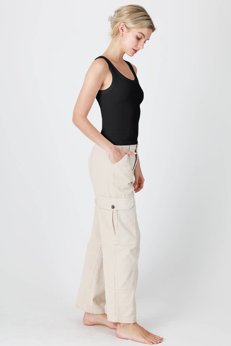 Reversible Ribbed Tank Top