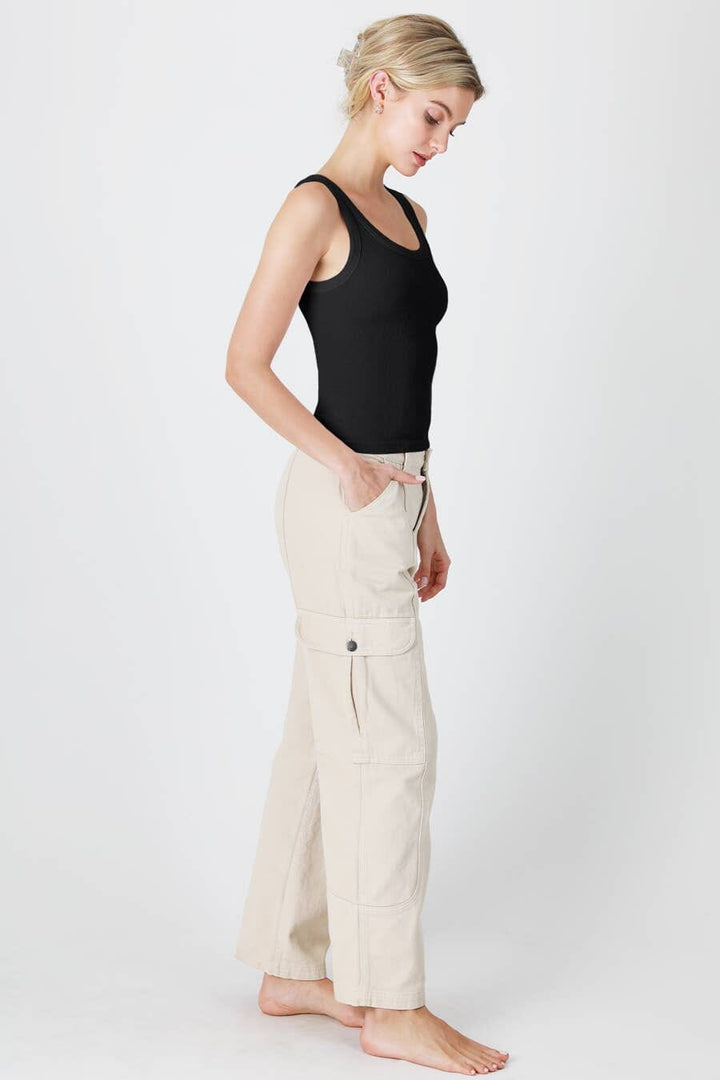 Reversible Ribbed Tank Top