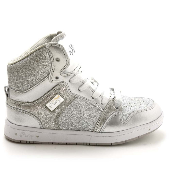 Pastry Glam Pie Glitter Sneaker in Silver