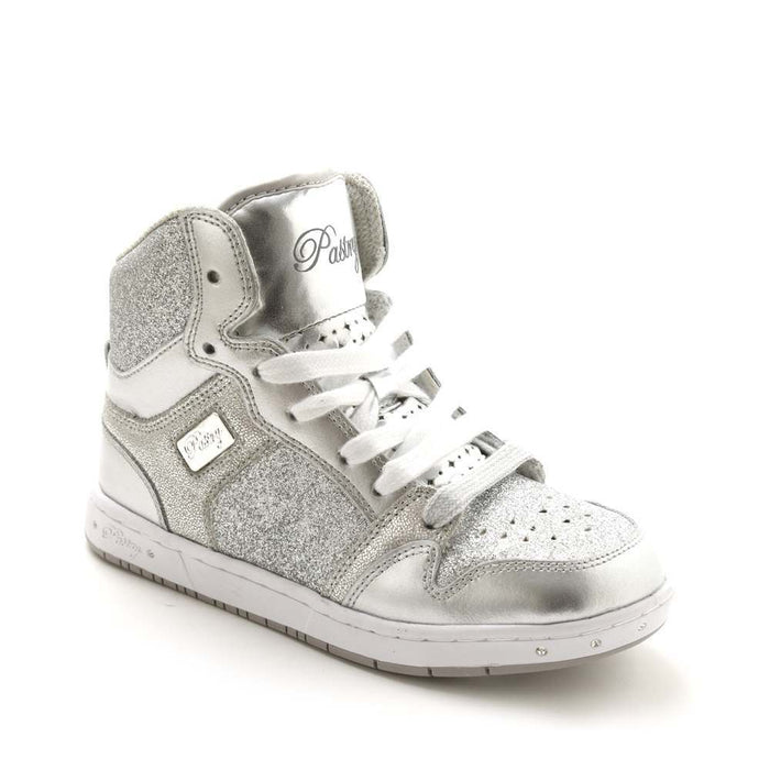 Pastry Glam Pie Glitter Sneaker in Silver - Main Image