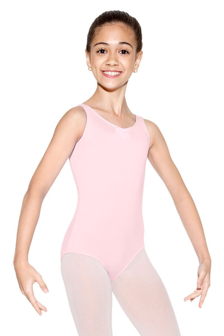 So Danca SL09 Microfiber Tank Leotard - Light Pink