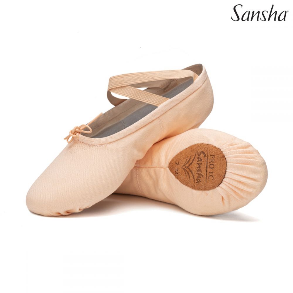 Sansha Adult Cavas Split Sole Ballet-LightPink
