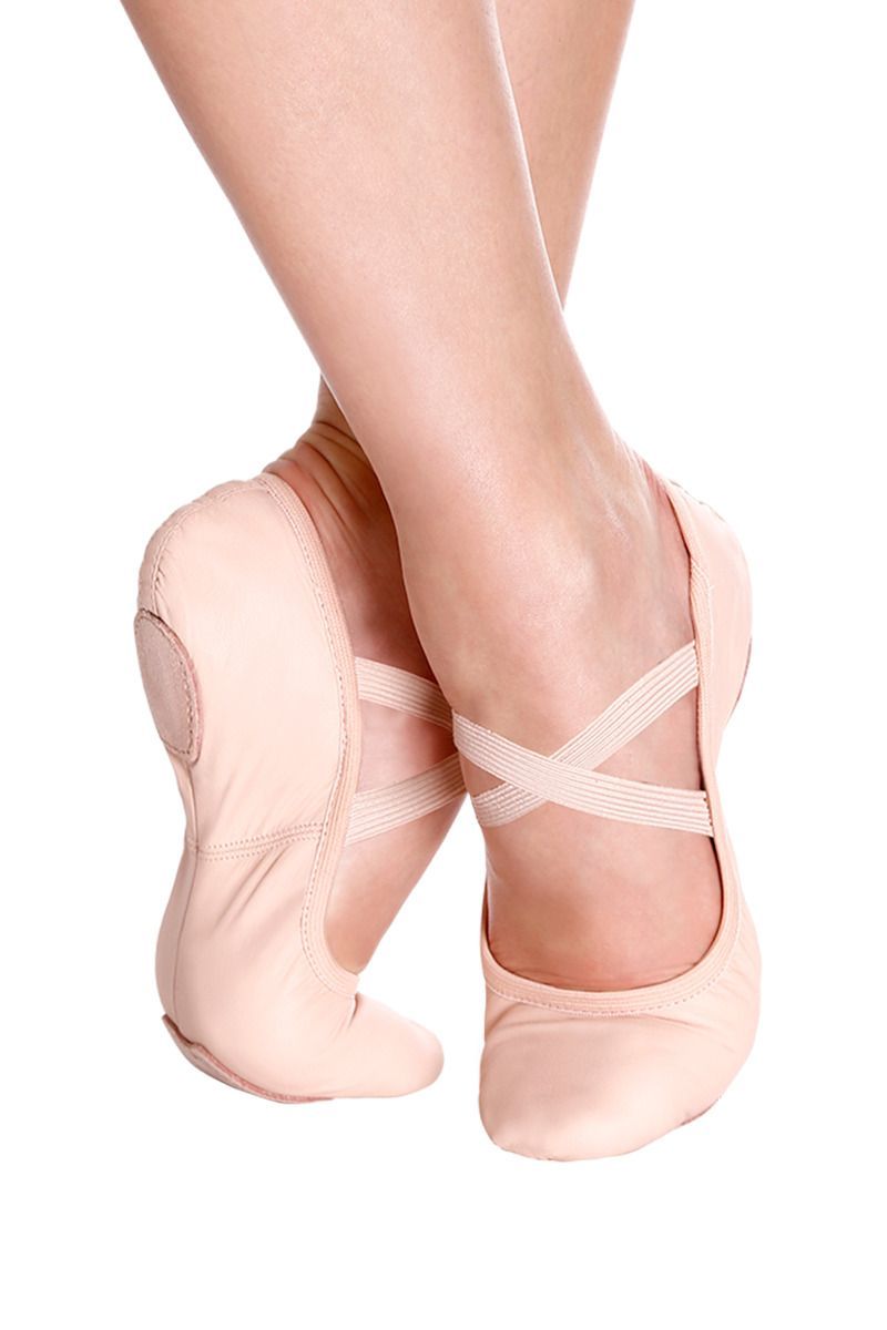 Ballet Slippers Pink Ballerina Flats So Danca SD60C Child Split