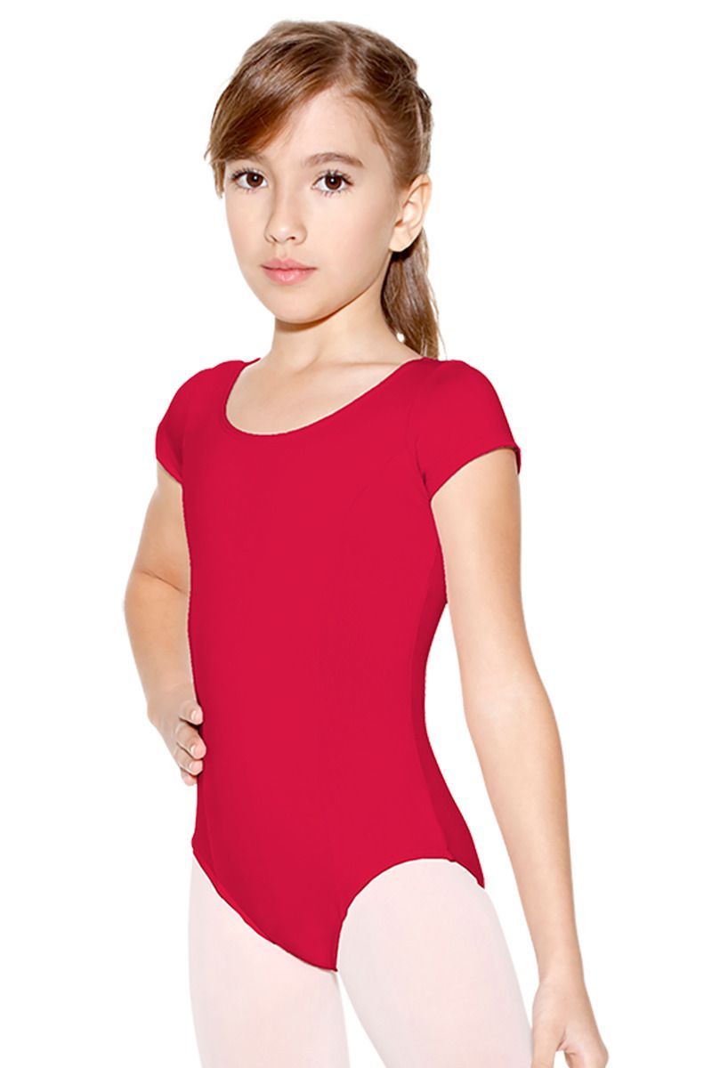 So Danca SL13/D156 Princess Cut Capped Sleeve Microfiber Leotard